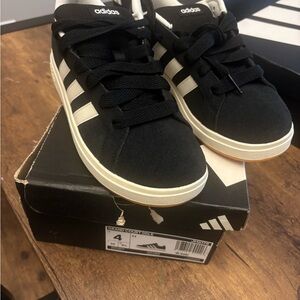adidas Black and White Low-Top Sneakers
